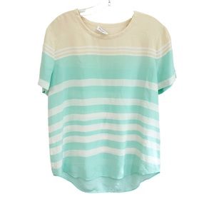 Equipment Silk Blouse Stiped Small